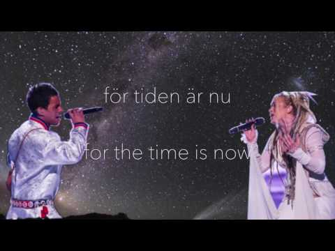 En värld full av strider - Jon Henrik Fjällgren ft.  Aninia {Lyrics + Translation}