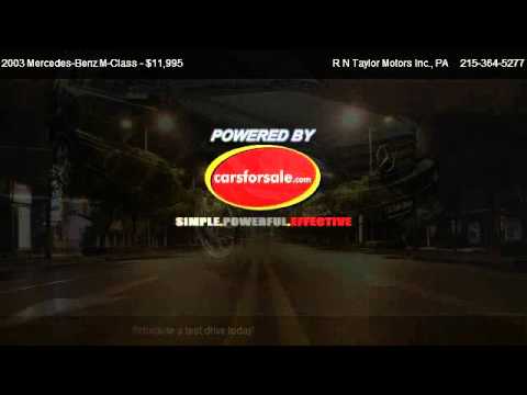 2003 Mercedes-Benz M-Class ML350 - for sale in Feasterville, PA 19053