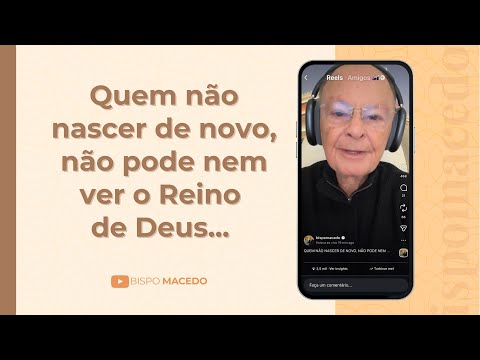 Quem não nascer de novo, não pode nem ver o Reino de Deus... - Meditação Matinal 28/11/25