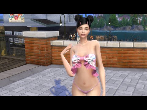sims4 high detail download brunette female Diana Torres by Bonita100 Game Video Preview