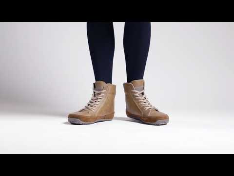 Women’s barefoot all-year ankle boots - Alaskan Light Carmel