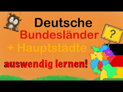learn about German federal states and capitals