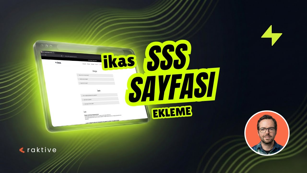 ikas Sıkça Sorulan Sorular Sayfası Ekleme ve Düzenleme