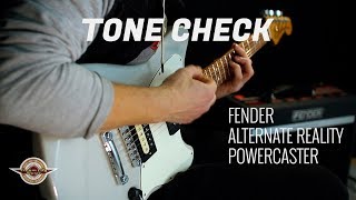Video thumbnail for TONE CHECK: Fender Alternate Reality Powercaster Guitar Demo | NO TALKING by Cream City Music