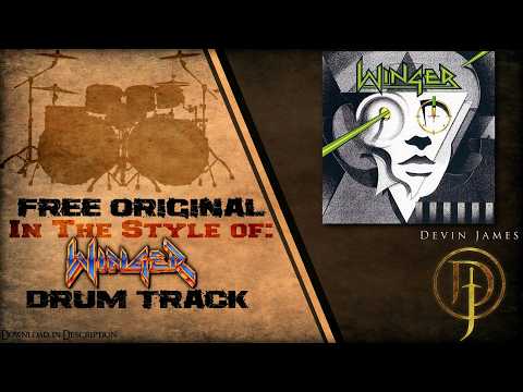 Winger Style Hair Metal Drum Track | 125 BPM | Free WAV Download