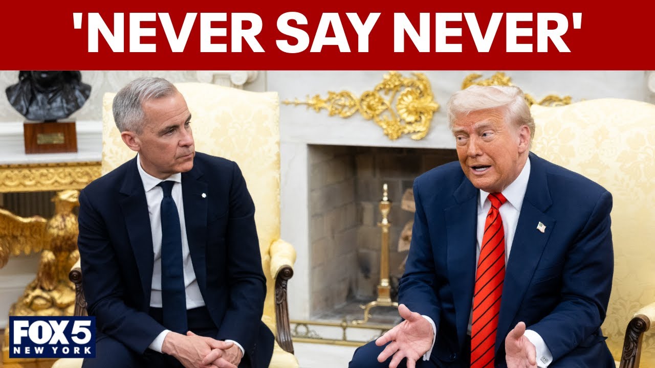 FULL MEETING | Trump, Carney quibble over buying Canada: 'Not for sale'