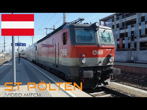 Austria: Westbahn, Trains at St Pölten Bhf