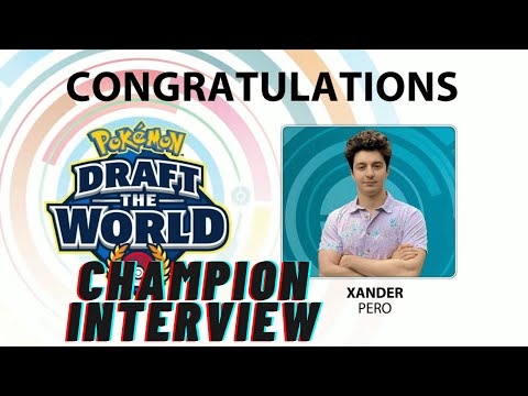 Draft The World CHAMPION Interview with Xander Pero! | Pokemon TCG