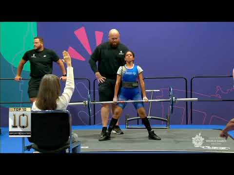 Special Olympics Venezuela powerlifter Madeleine Perez made it into ESPN SportCenter's Top 10 plays