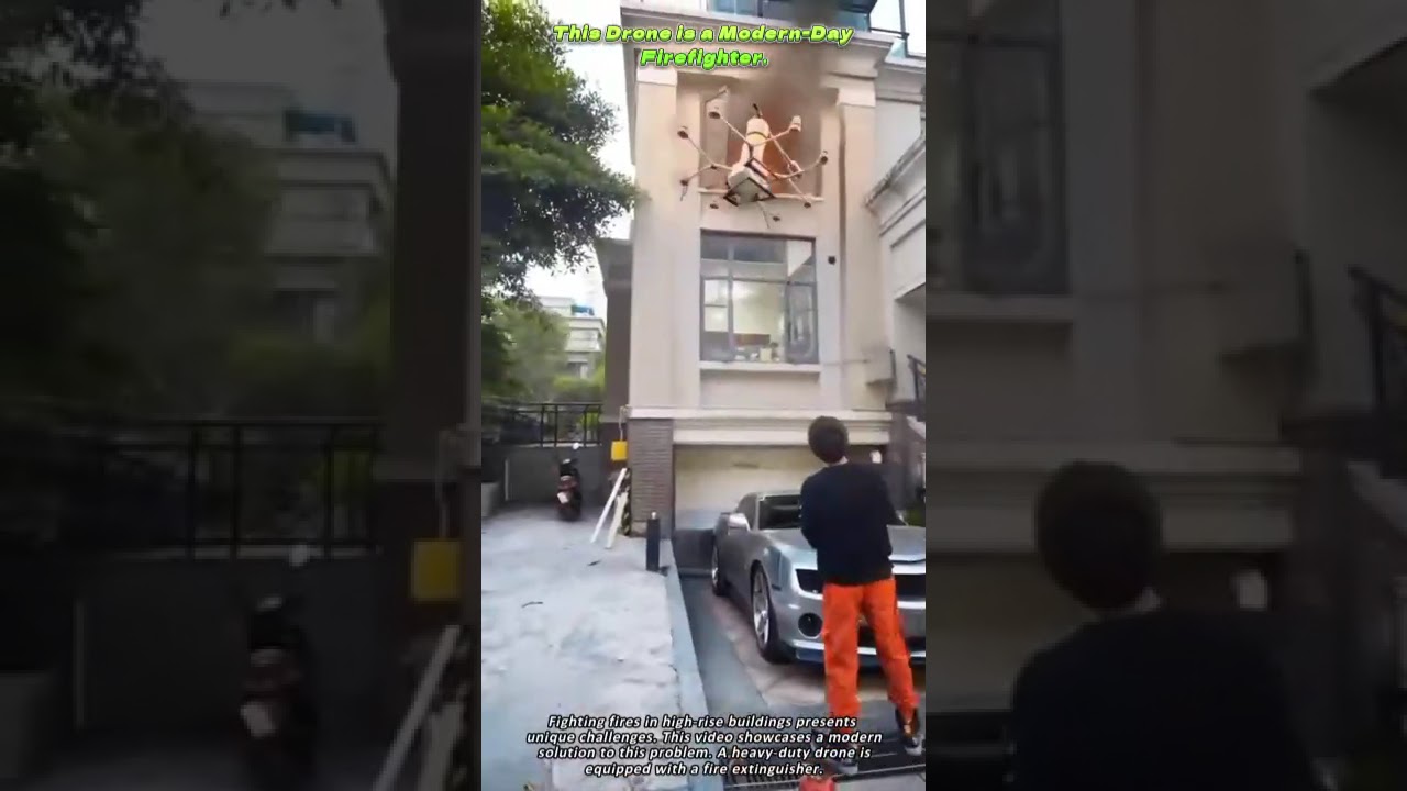 This Drone is a Modern-Day Firefighter.