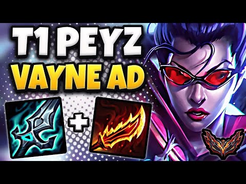 T1 Peyz Vayne ADC vs Kai'Sa - Patch 25.24 Ranked Korea