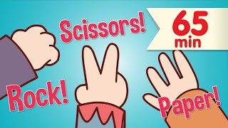 Rock Scissors Paper + More | Kids Songs &amp; Nursery Rhymes | Super Simple Songs