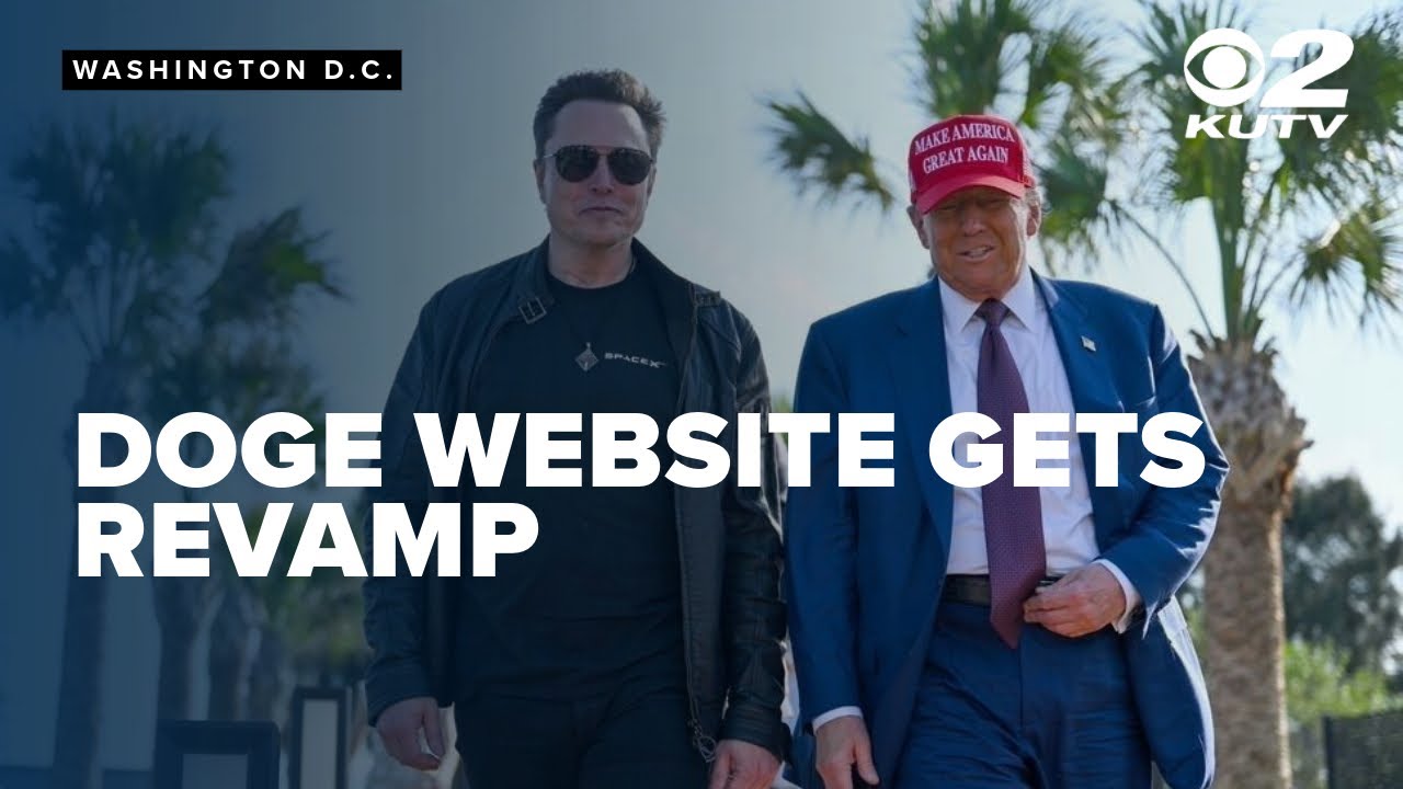 DOGE website gets a revamp as Musk-led federal government downsizing continues