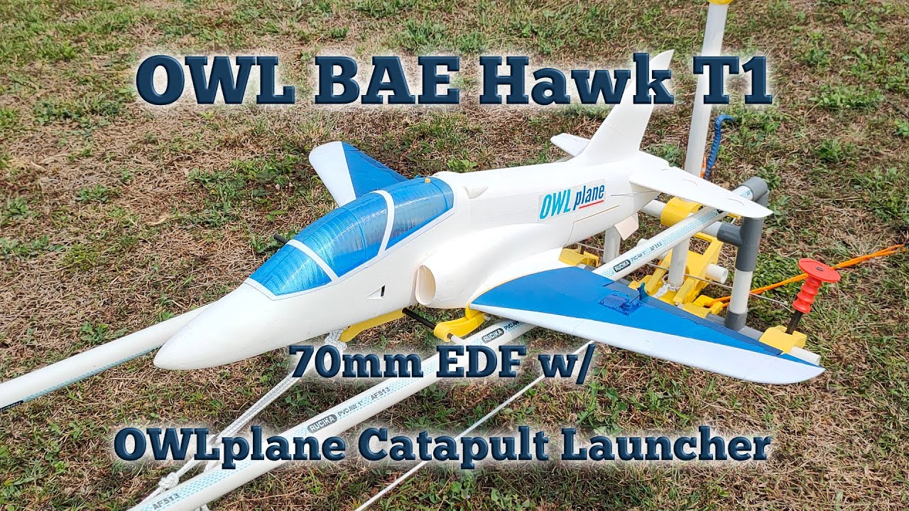 OWLplane 3D Printed Catapult Launcher - w/ 70mm EDF - Coming Soon !