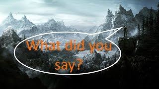 Make skyrim voices louder (pc only)