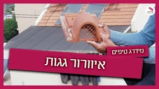 אוורור גג רעפים