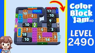Solution du Niveau 2490 de Color Block Jam