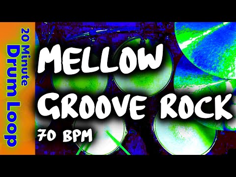 Mellow Groove Rock Drum Loop - 70 BPM