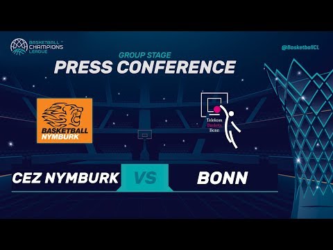 CEZ Nymburk v Telekom Baskets Bonn - Press Conference - Basketball Champions League 2017-18