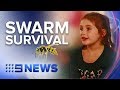 7 Year Old Girl Survives 300 Wasp Stings Nine News Australia