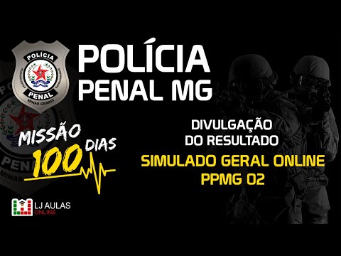 Concurso Polícia Penal MG | Questões SELECON | M 100 D#19: Resultado Simulado Geral Online 02