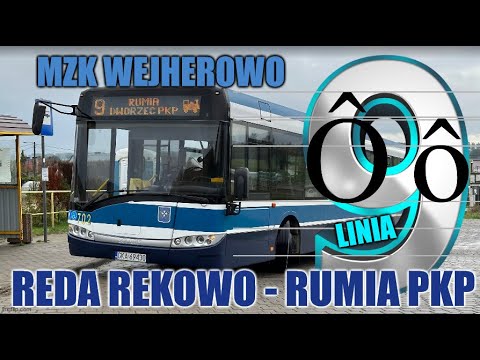 MZK Wejherowo - linia 9: Reda Rekowo Lipowa - Rumia Dworzec PKP // Kaszubskie zapowiedzi przystanków