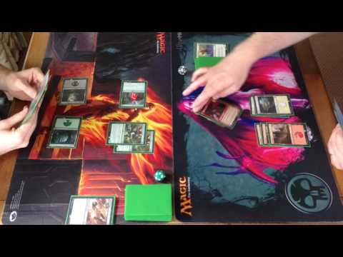 MtG path to eldritch moon black green delirium vs red white flip