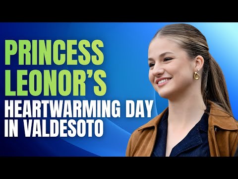 Princess Leonor’s Heartwarming Day in Valdesoto – A Royal Encounter with Tradition