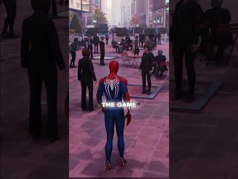 How Spider-Man 2 Fakes a Crowded City #spiderman2 #spiderman #gaming
