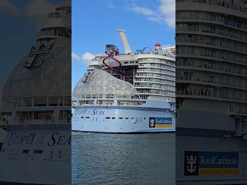 Thumbnail for UTOPIA OF THE SEAS departure  #cruiseship #travel #amerika #lifestyle #remix #oceanescapes #fyp
