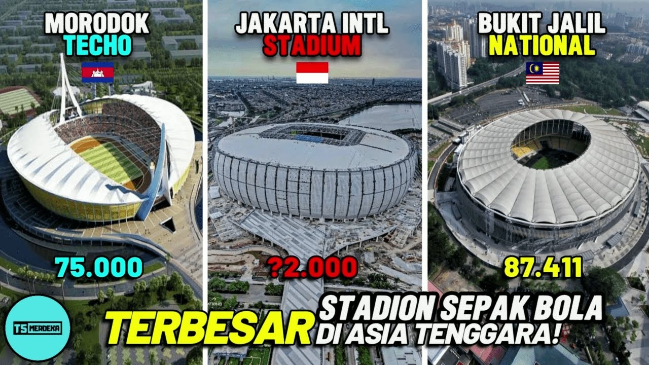 UPDATE 2022! 5 Stadion Sepak Bola Terbesar di Asia Tenggara 2022 !!