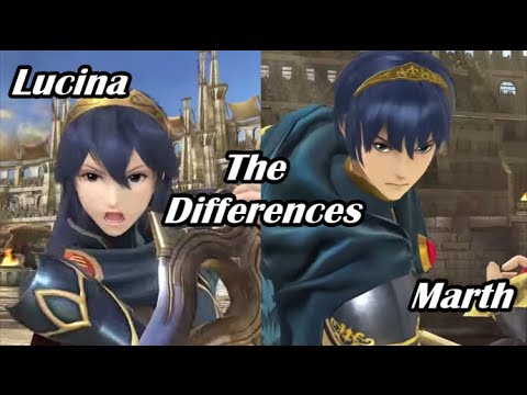 Smash Bros. Difference Between Lucina And Marth