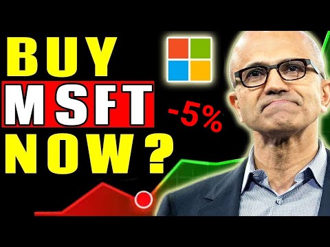 Microsoft Stock FALLS After Earnings! (Buy the Dip on MSFT?)