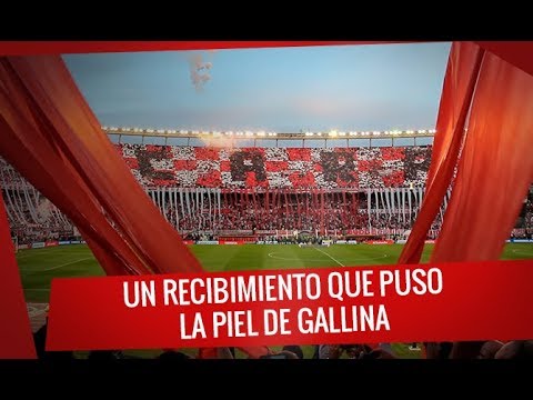 "River vs Lanús - Un Recibimiento que puso la piel de gallina - Copa Libertadores 2017" Barra: Los Borrachos del Tablón • Club: River Plate