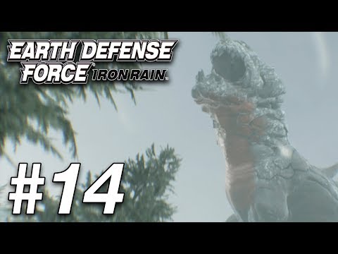 Earth Defense Force: Iron Rain (PS4) - Part 14 (Godzilla-Ish)