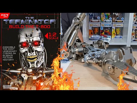 Build The Terminator T-800 Issue 57 - Finish The Hip Joint & Assemble Leg Part (Speed Build)