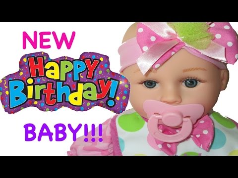 Happy Birthday Baby!! New Baby Unboxing! 💕 Video