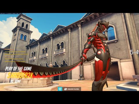 Overwatch Rank 1 Genji God Shadder2k Tryhard Gameplay -POTG-