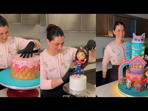 Zeinas Gabby's cake designs - Zeinas Itani Full Designs Cake 🎂🎉 #zeinascakery #cake