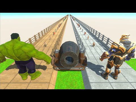 Who is Faster and Stronger Than HULK and THANOS - Animal Revolt Battle Simulator