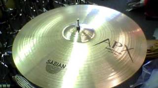 Video thumbnail for Sabian APX 16" Solid Crash Cymbal by Drum Center of Portsmouth