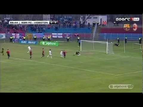 Kovács István hálószaggató gólja az Eger ellen (Egri Fc - Videoton 0-4, 2013.03.09)