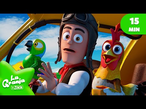 ESPECIAL🌈 MARATON GRANJA LA SERIE 👨‍🌾 Una Idea de Alto Vuelo 🛩️ 15 MIN 😜 DIVERSIÓN Y AVENTURAS