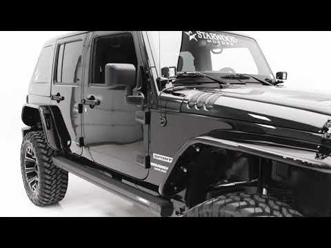 ARIES ActionTrac Powered Running Boards on Jeep Wrangler JK Unlimited