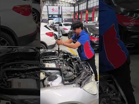 กว่าจะออกแต่ละหัว ไม่ใช่เรื่องง่ายสายช่างจะเข้าใจดี😂 #ซ่อมรถยุโรปครบวงจร  #ซ่อมbenz