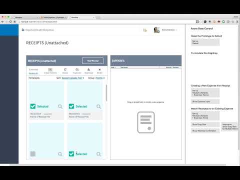 YouTube thumbnail — UX Walkthrough 4: TriNet Cloud Expense Receipts