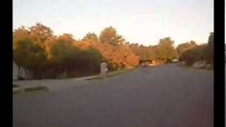 preview picture of video 'Downhill longboarding (43 MPH)'