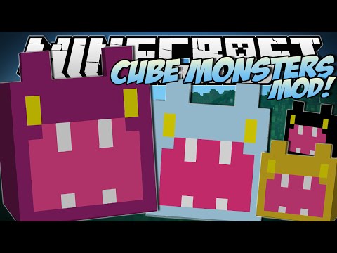 Minecraft | CUBE MONSTERS MOD (Tiny Cubes of EVIL!) | Mod Showcase Video