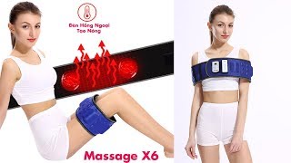 Đai massage bụng X6 dùng pin sạc hàng chính hãng
