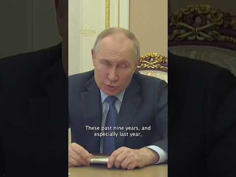 Vladimir Putin celebrates Crimea and Russia
